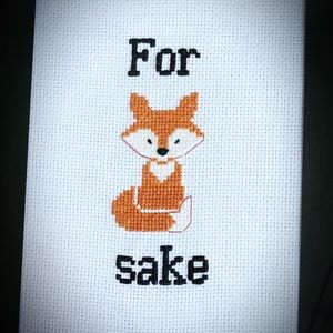 Handmade Cross Stitch.